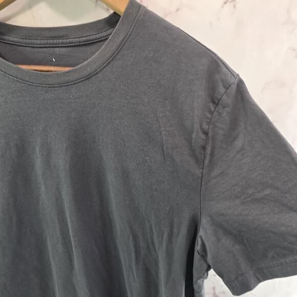 Everlane T Shirt Mens Large Dark Gray Short Sleeve Crew Organic Cotton - Picture 9 of 9